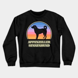 Appenzeller Sennenhund Vintage Sunset Dog Crewneck Sweatshirt